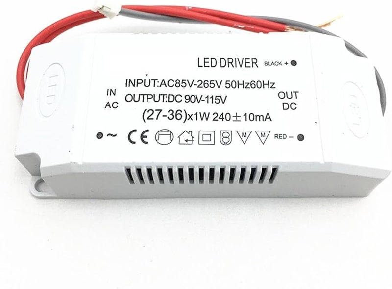 LED Constant Current Driver Power Supply 27 36W 300mA 240mA Output 220V AC - Image 3