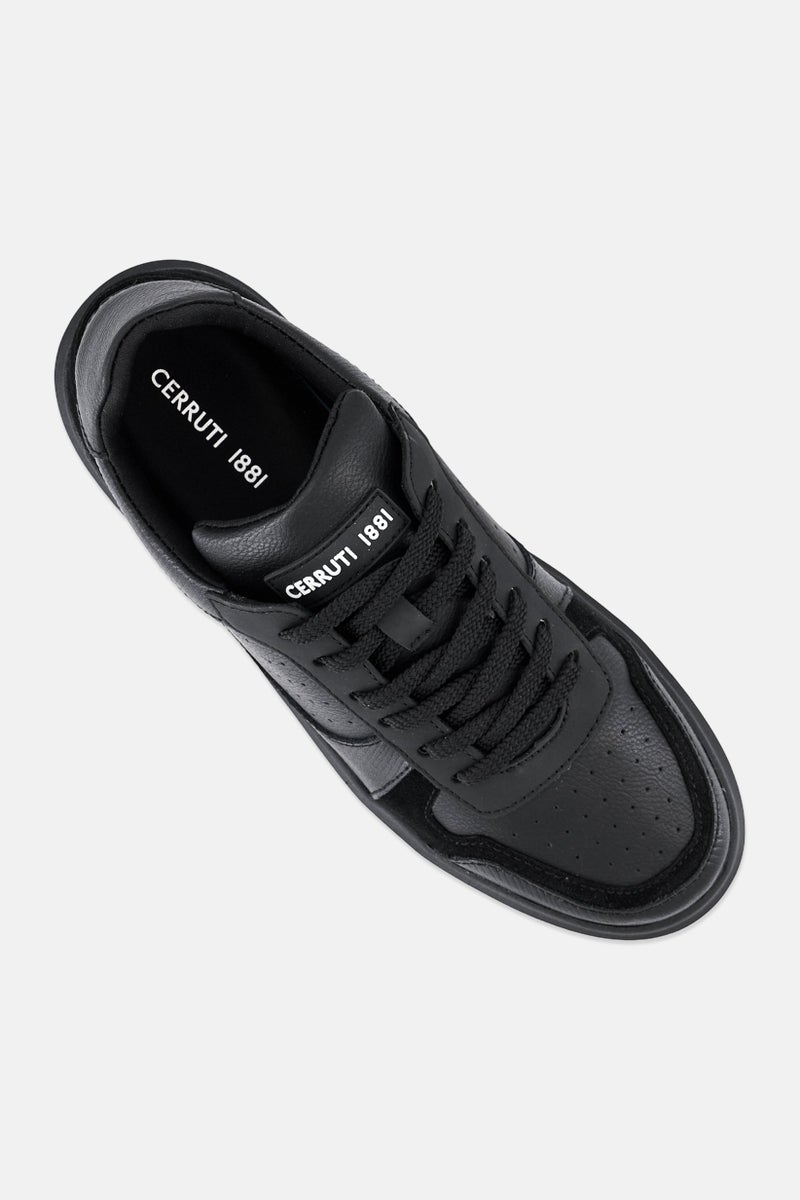 CERRUTI 1881 Men Lace Up Casual Shoes, Black - Image 4