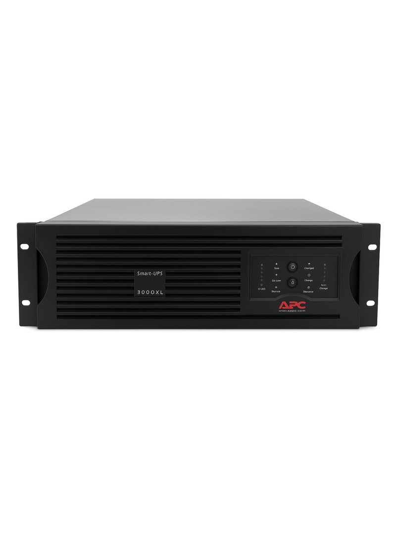 APC Smart-UPS XL 3000VA / 2400W RM 3U Line-Interactive 230V  Sine Wave Output  Reliable Rackmount Power Backup – SU3000RMXLI3U Fully Tested With New Battery (Renewed) - Image 1