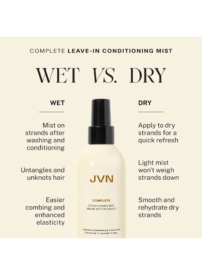 JVN  JVN Complete Leave-In Conditioning Mist, Frizz Free Hydration Spray, Vegan Formula, Sulphate Free (148ml)  | Best Price UAE