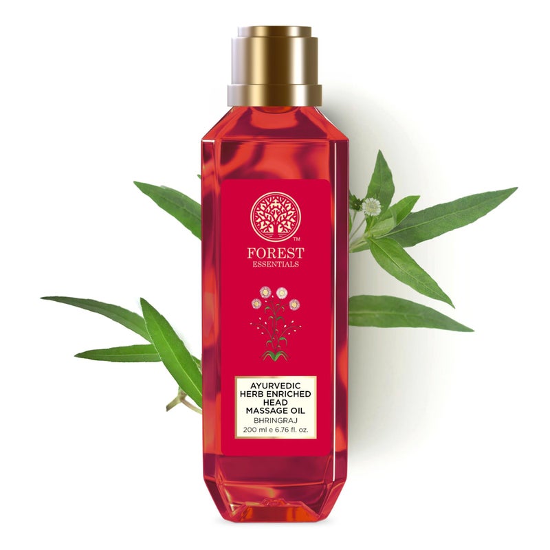 Forest Essentials Ayurvedic Herb Enriched Head Massage Oil - Bhring Raj 200ml Free Expedited Shipping! - Image 1