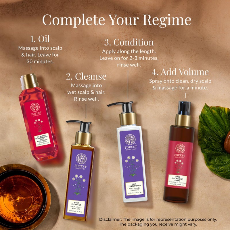 Forest Essentials Ayurvedic Herb Enriched Head Massage Oil - Bhring Raj 200ml Free Expedited Shipping! - Image 5