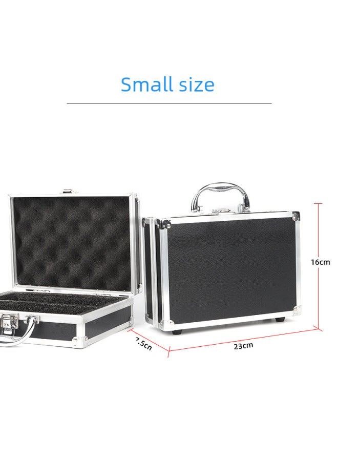 Metal Microphone Aluminum Box Large Small Size Outdoor Live Broadcast U87 Condenser Microphone Portable Aluminum Box - Image 5