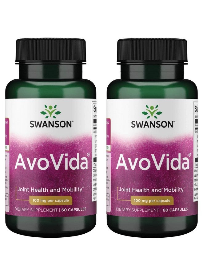 Swanson Avovida 100 Milligrams 60 Capsules (2 Pack)
