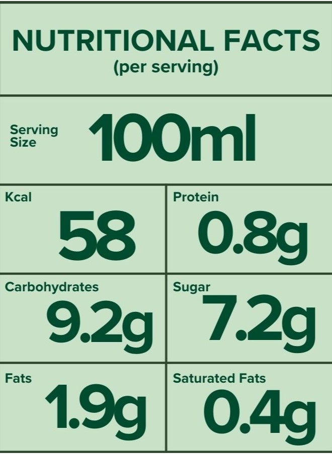 Bjorg Organic Almond Chocolate Milk 1L  - Image 2