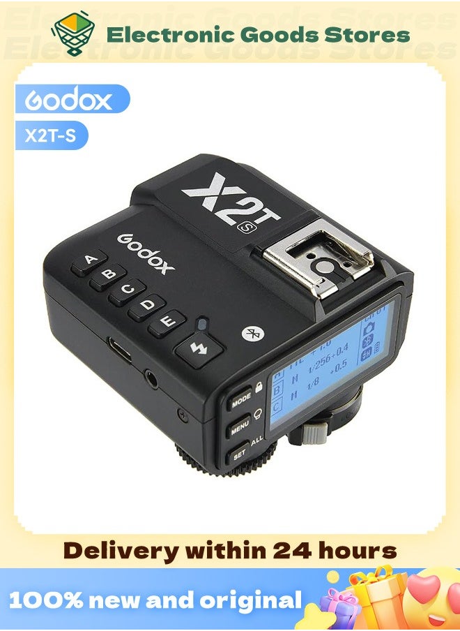 Godox Godox X2T-S TTL Wireless Flash Trigger for Sony, Bluetooth Connection, 1/8000s HSS, TCM Function, 5 Separate Group Buttons, Relocated Control-Wheel, New Hotshoe Locking, New AF Assist Light  - Image 2