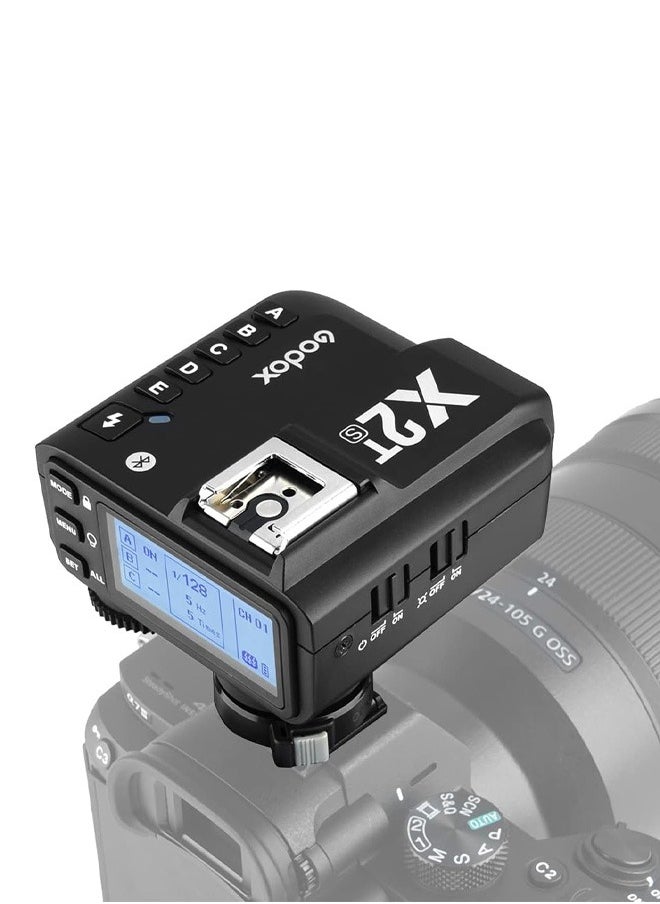 Godox - Godox X2T-S TTL Wireless Flash Trigger for Sony, Bluetooth Connection, 1/8000s HSS, TCM Function, 5 Separate Group Buttons, Relocated Control-Wheel, New Hotshoe Locking, New AF Assist Light - Image 1