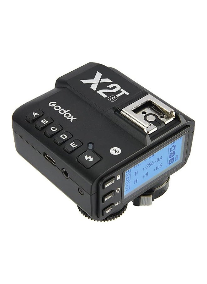 Godox - Godox X2T-S TTL Wireless Flash Trigger for Sony, Bluetooth Connection, 1/8000s HSS, TCM Function, 5 Separate Group Buttons, Relocated Control-Wheel, New Hotshoe Locking, New AF Assist Light - Image 1