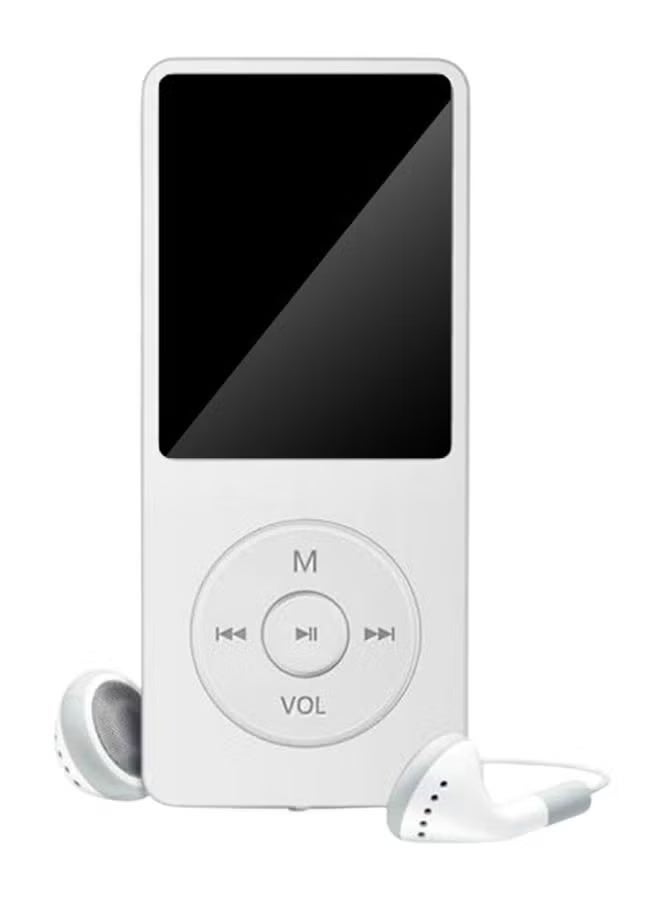 إيغوروف مشغل MP3 مزود بتقنية البلوتوث، مزود ببطاقة ذاكرة سعة 128 جيجابايت، وشاشة مقاس 1.8 بوصة، ومكبر صوت مدمج، ويدعم راديو FM ووظيفة التسجيل، ومتوافق مع الكتب الإلكترونية. مصمم خصيصًا لممارسة الرياضة والجري، وهو الخيار المثالي كهدية للأصدقاء أو الزملاء أو كهدية عيد ميلاد، مشغل وسائط محمول (أبيض) - Image 2
