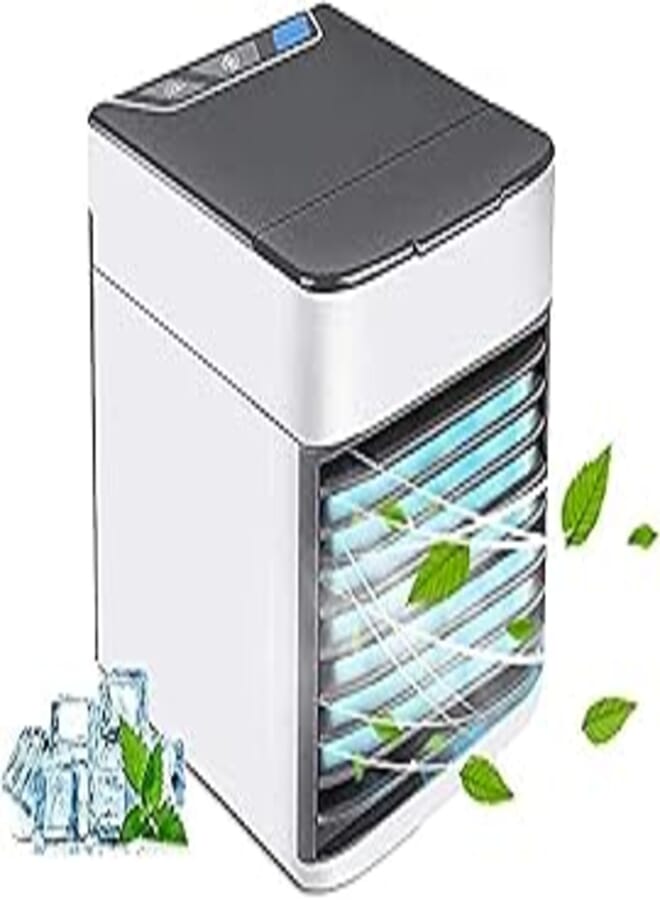 OR Portable Air Conditioner Fan,USB Powered Air Cooler,Humidifier and Purifier,Personal Mini Air Cooler Ultra Quiet Cooling Fan Suit For Family Travel Office