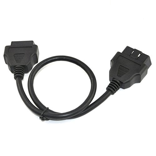 OLLGEN 1.64 Feet/50cm OBD II OBD2 Splitter Cable Cord,16 Pin OBDii Male to Female Extension Cable,Auto Car Diagnostic Extender Cord Adapter - Image 2