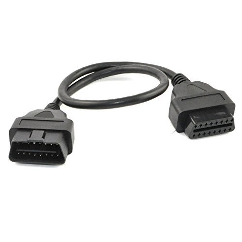 OLLGEN 1.64 Feet/50cm OBD II OBD2 Splitter Cable Cord,16 Pin OBDii Male to Female Extension Cable,Auto Car Diagnostic Extender Cord Adapter - Image 4