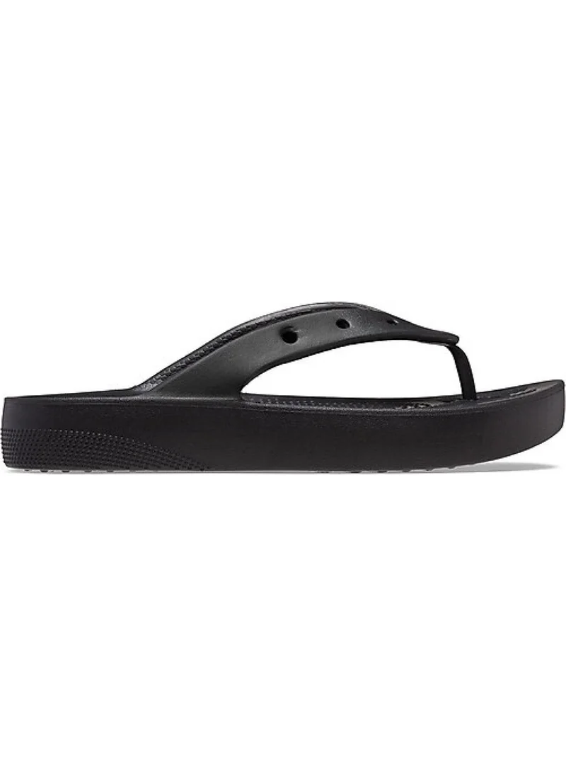 كروكس Classic Platform Flip W Women's Black Slippers 207714-110