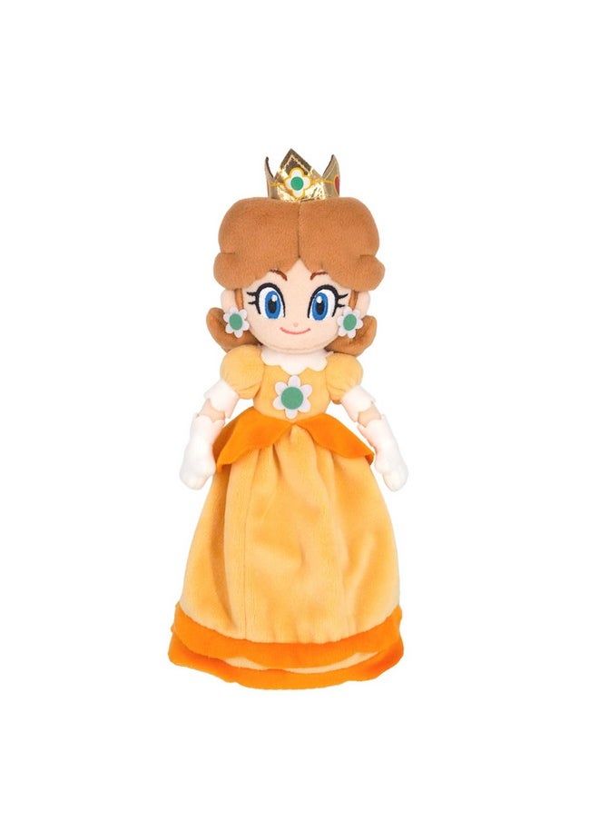 Sanei Super Mario All Star Collection 9.5" Daisy Plush, Small  - Image 2