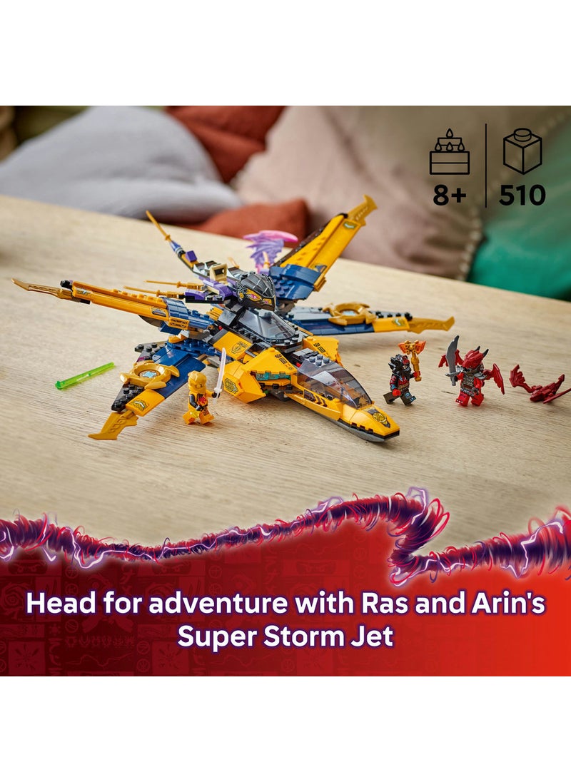 LEGO Ninjago Ras And Arin'S Super Storm Jet 71833 (510) Pieces  - Image 3