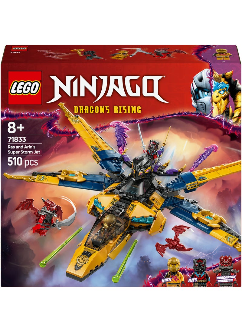 LEGO Ninjago Ras And Arin'S Super Storm Jet 71833 (510) Pieces  - Image 2