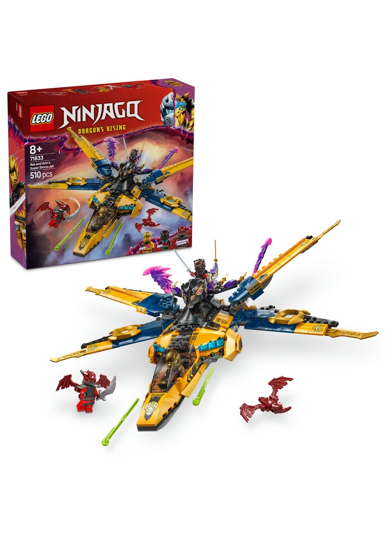 LEGO Ninjago Ras And Arin'S Super Storm Jet 71833 (510) Pieces  - Image 1