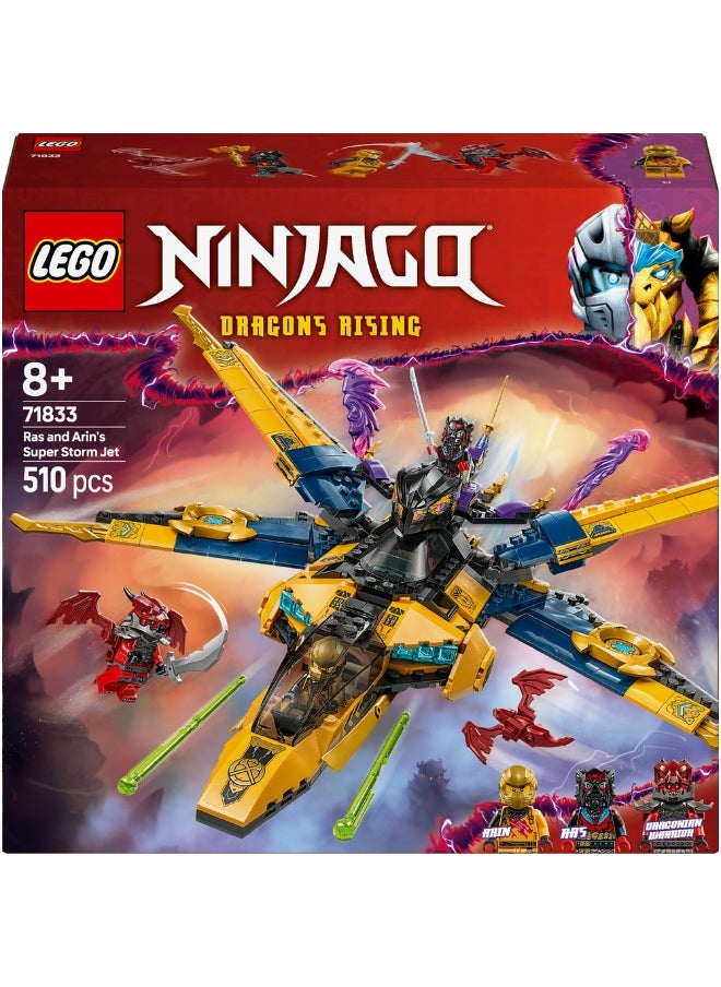 LEGO Ninjago Ras And Arin'S Super Storm Jet 71833 (510) Pieces  - Image 2
