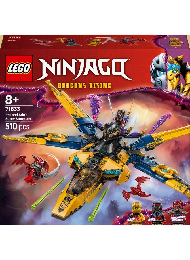 LEGO Ninjago Ras And Arin'S Super Storm Jet 71833 (510) Pieces  - Image 2