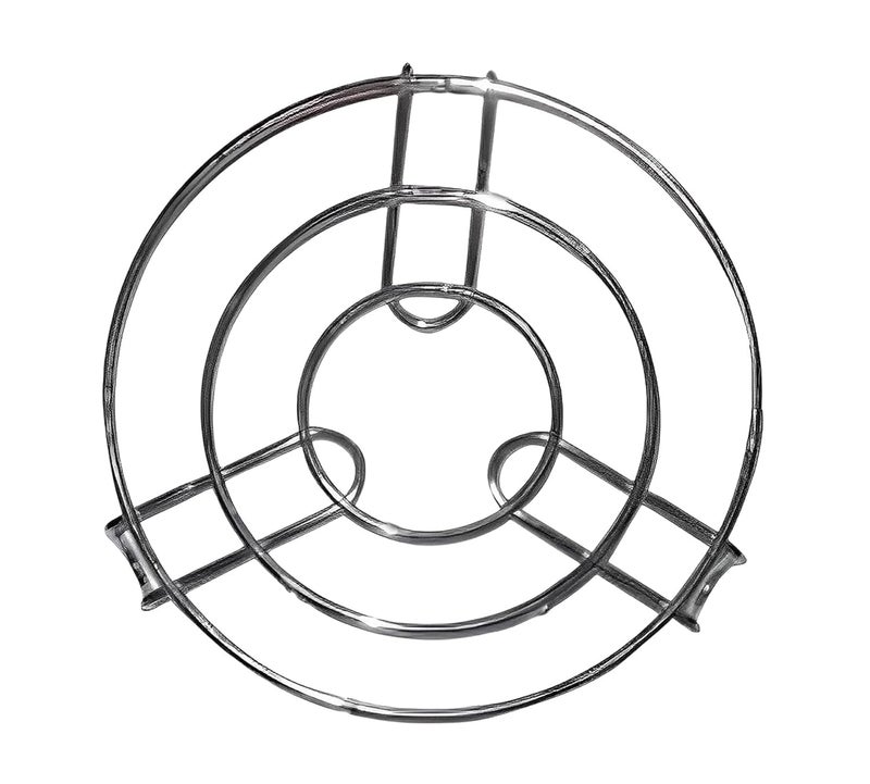 SBA PRIMEStainless Steel Trivet Heat Resistant Hot Plate Dishes Holder Trivet Round Steamer Rack Stand Steel Pot Cooker Donga Stand 1 - Image 2