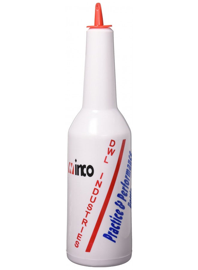 Winco PFBT-11W Flair Bottle, White With Lavender Tint