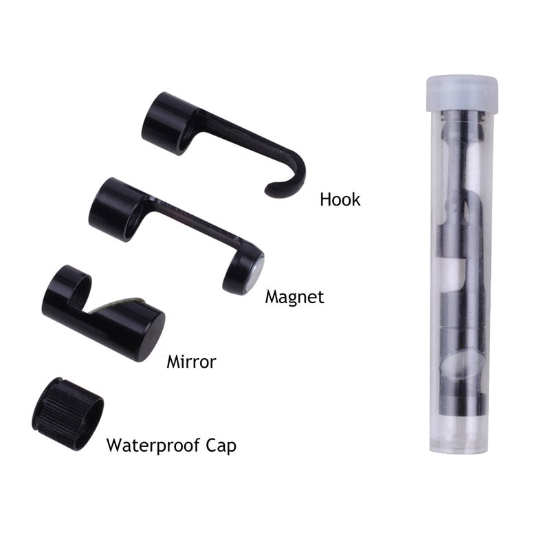 8mm Wireless Endoscope Camera IP68 Waterproof WiFi Inspection 2.0MP HD 8 LED Semi-Rigid Cable Borescope for iPhones iPads Android Devices and PC Yellow 5M - Image 4