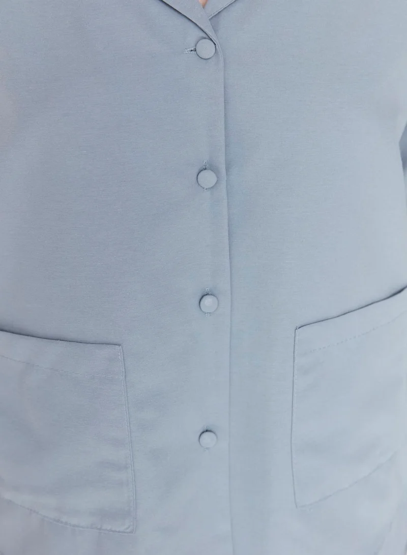 trendyol Collar Detailed Top & Pajamas Set