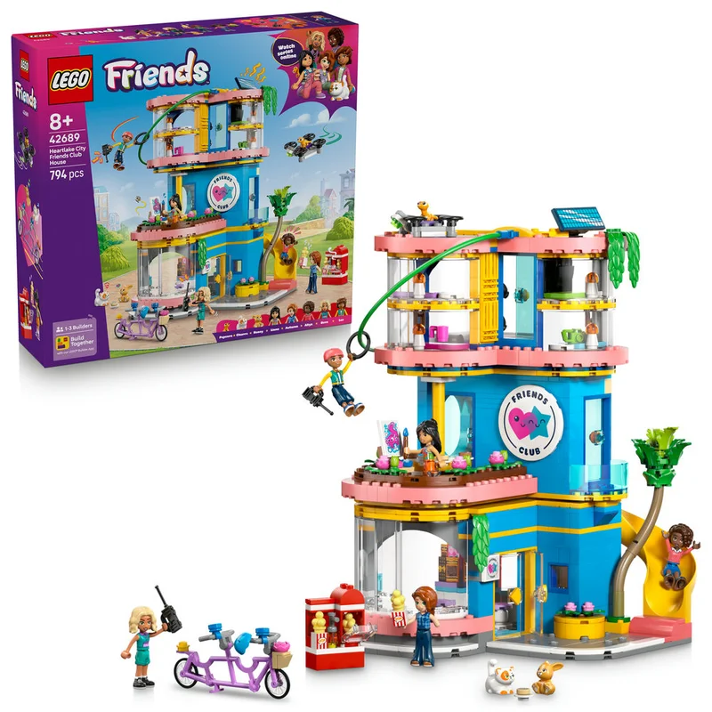 LEGO Friends Heartlake City Friends Club House Toy 42689 (Age 8+, 794 Pieces)