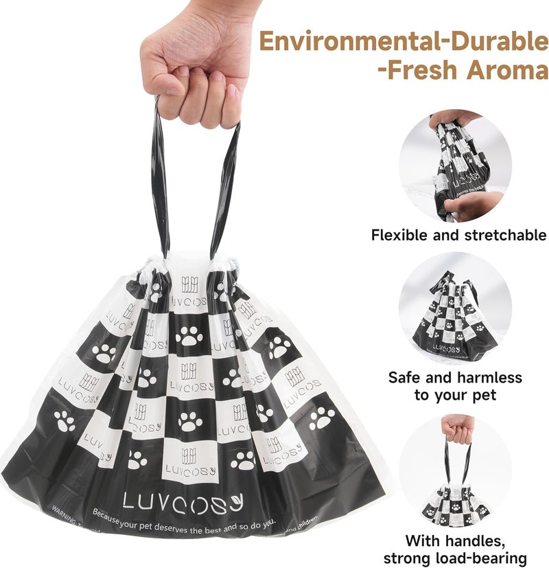 LUVCOSY Permanent Waste Receptacle with 40 Liners Compatible with Pet Zone Semi Automatic Cat Litter Box, Sturdy Litter Box with Kitty Litter Bags, No-Touch Litter Box Liners(Machine NOT Included) - Image 4