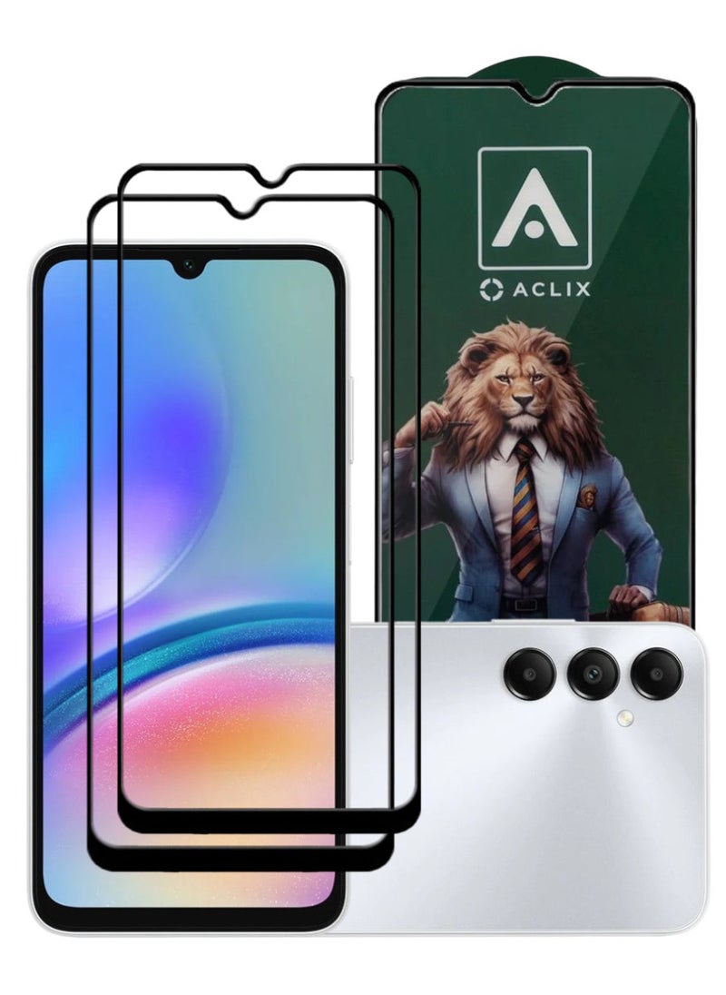 ACLIX 2 Pieces Antistatic ESD Dustproof Premium Quality High Definition Tempered Glass Screen Protector Designed For Samsung Galaxy A05s - Image 1