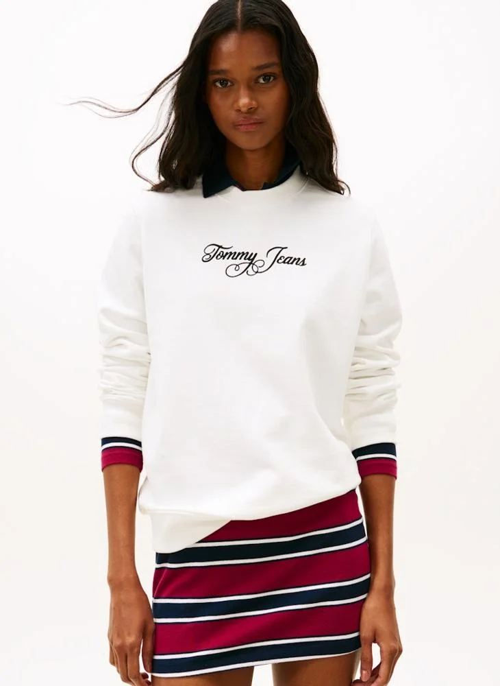 Graphic Crew Neck Sweatshirt