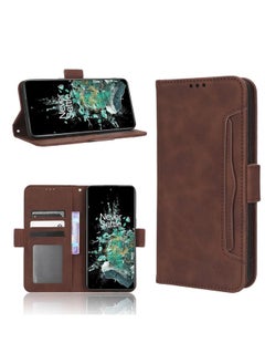 Case Cover For For OnePlus 10T 5G / Ace Pro 5G Skin Feel Calf Texture Card Slots Leather Phone Case(Brown)