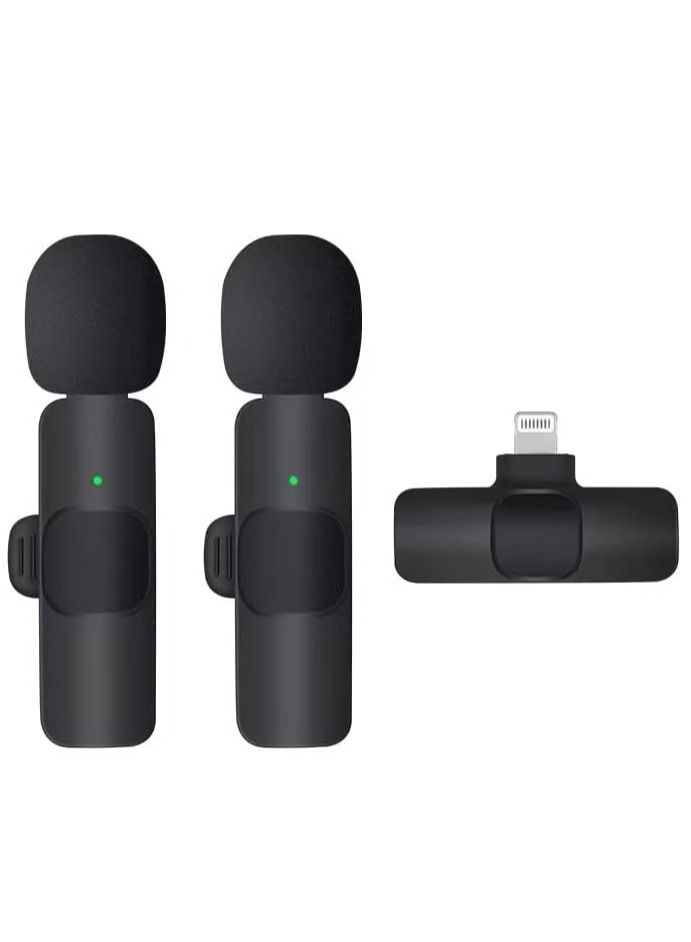 ELTRAZONE Wireless Lavalier Microphone for iPhone iPad, Mini Microphone, Plug-Play Wireless Microphones Video Recording, Live Stream, YouTube, Interview, TikTok, Vlog - Image 1