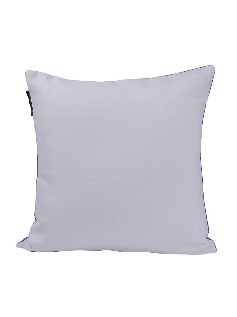 ROMEE Designer Geometric Printed Cushion Covers 16 inch x 16 inch Set of 5 | Decorative Square Velvet Throw Pillow/Cushion Cover for Living Room, Sofa, Couch, Bedroom (Turquoise Blue) - Image 5