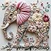 MINIWAN Elephant Jigsaw Puzzles for Adults 500 Pieces Colorful Crystal Flower Puzzles Beautiful Diamond Art Puzzle Difficult Unique Family Challenging Games Gift for Teens Adults Puzzle 20x20 - Image 3