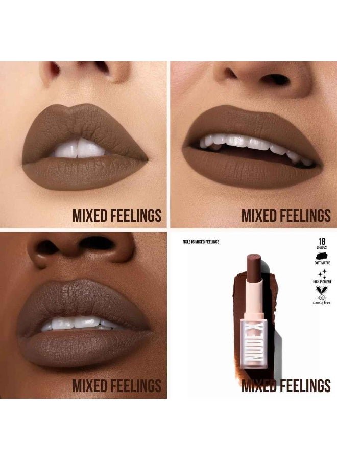 Beauty Creations Nude X Matte Lipstick -Mixed Feeling - Image 2