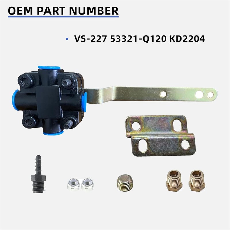 Ycsmyyds Air Standard Leveling Height Control Valve Kit 53321-Q120 KD2204 for Neway Trailer Air Suspensions - Image 2