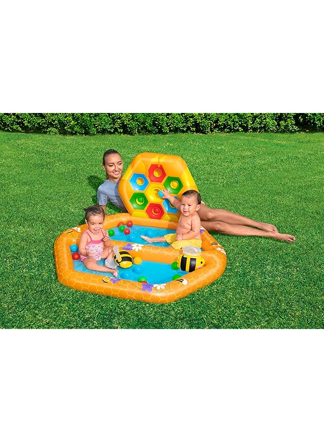 Bestway Lil' Beehive Paddling Pool & Ball Pit 127 X 119 X 61 Cm - Image 2