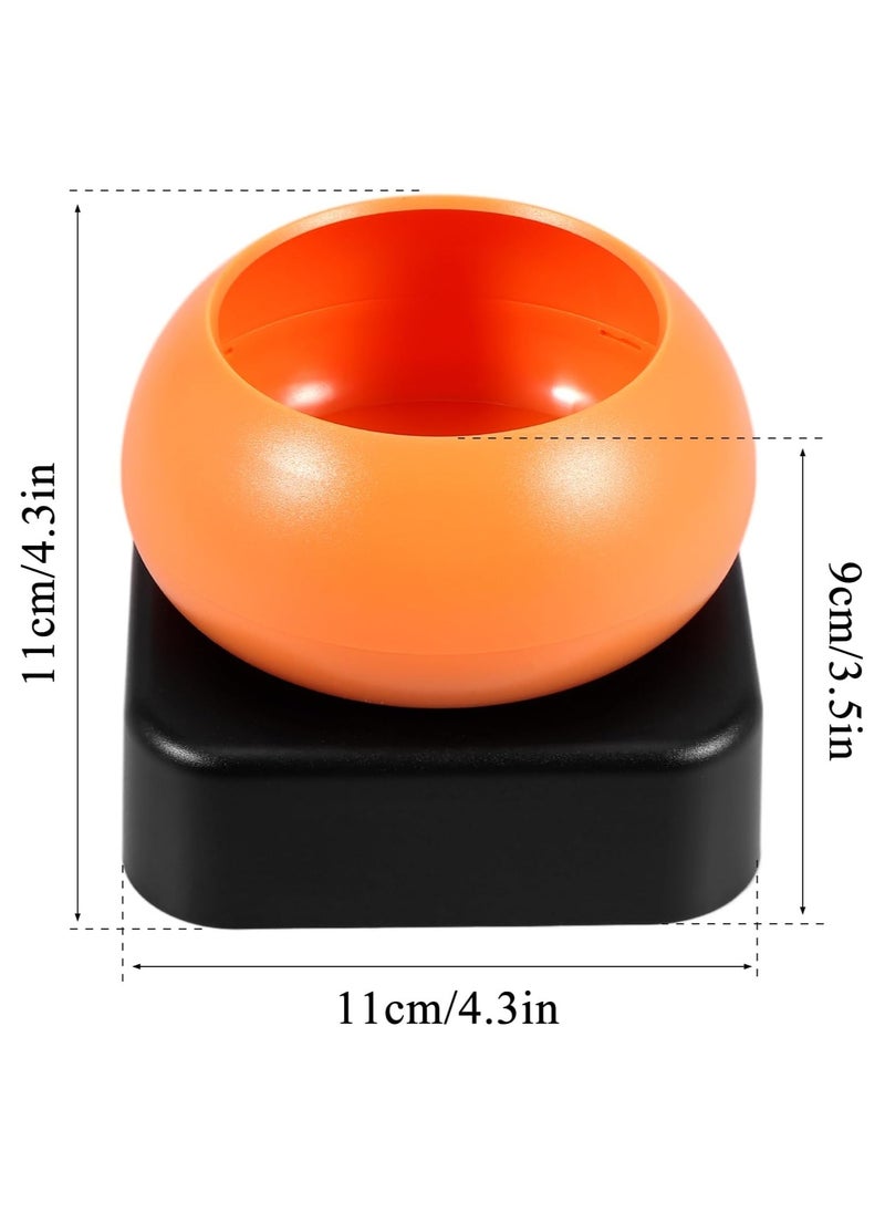KASTWAVE - Electric Bead Spinner, Adjustable Speed Beading Bowl Spinner Kit with 3 Beading Needles, Automatic Fast Clay Beads Spinner for DIY Bracelets Necklace Jewelry Making, Orange - Image 1