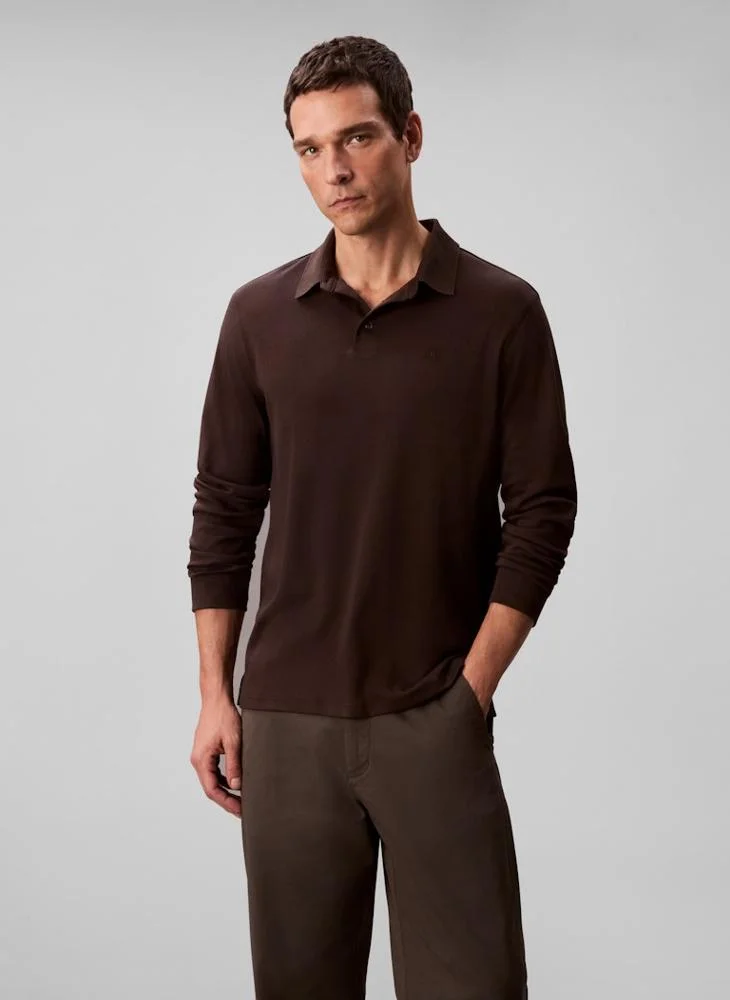 CALVIN KLEIN Long Sleeve Polo Shirt