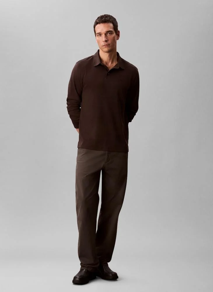 CALVIN KLEIN Long Sleeve Polo Shirt