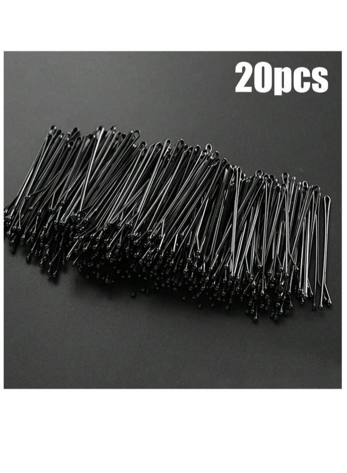 20pcs Hair Clips Black - Image 1