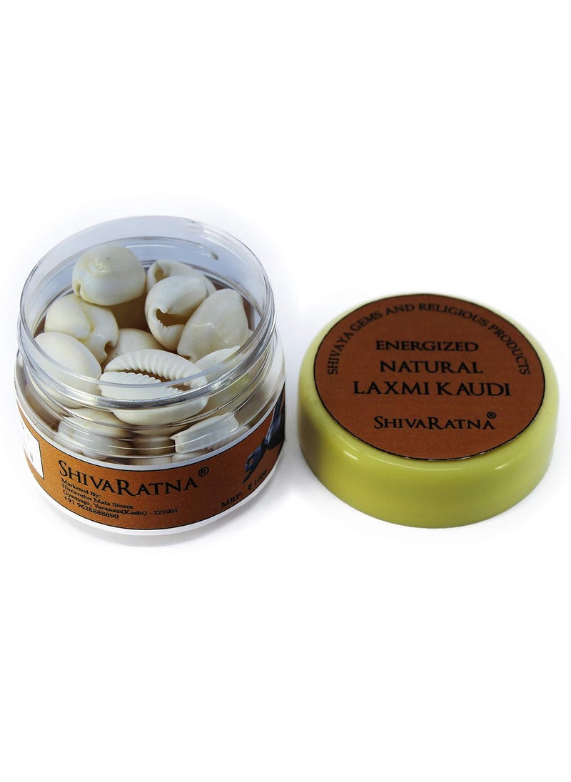 ShivaRatna SHIVARATNA Natural Laxmi Kaudi for Wealth Attraction 21 Pieces  - Image 1