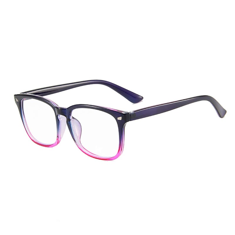 MAXJULI Blue Light Blocking Glasses,Computer Reading/Gaming/TV/Phones Glasses for Women Men(Purple Gradient Pink) - Image 2