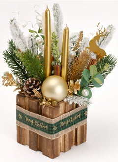 Center Piece -   Christmas Golden Glow