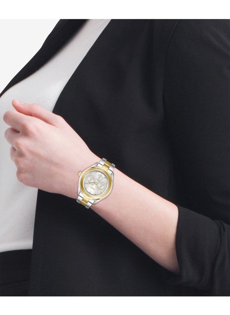 HUGO BOSS - HUGO BOSS WATCH ROUND ANALOG WOMEN'S SILVER WHITE CASE WATCH - 1502746 - Image 1