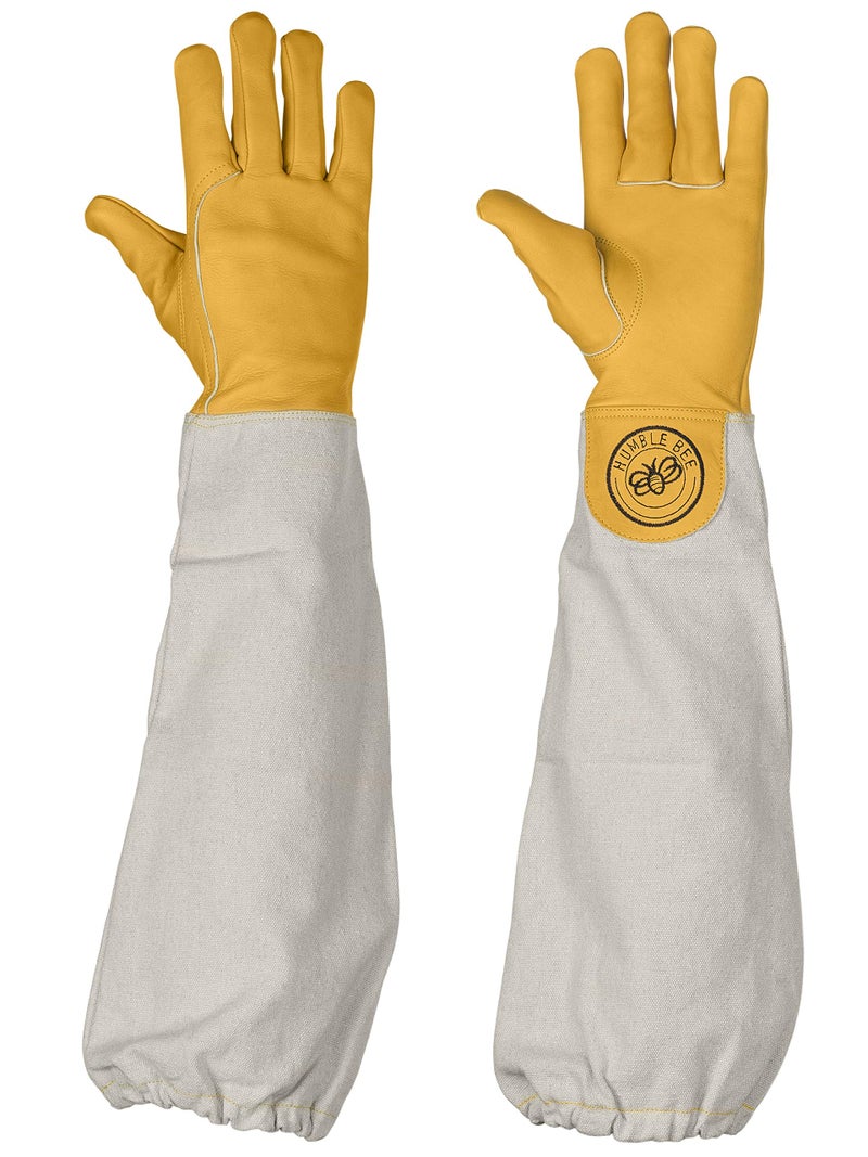 Humble Bee 111 Cowhide Beekeeping Gloves with Extended Sleeves - Image 1