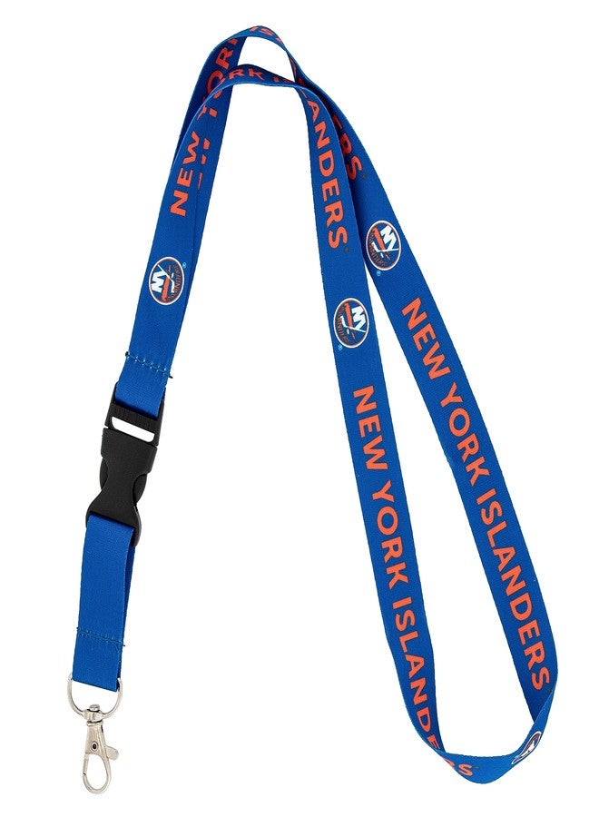 Desert Cactus New York Islanders Lanyard NHL National Hockey League Car Keys ID Badge Holder Keychain Detachable Breakaway Snap Buckle (Lanyard 1 - Blue) - Image 2