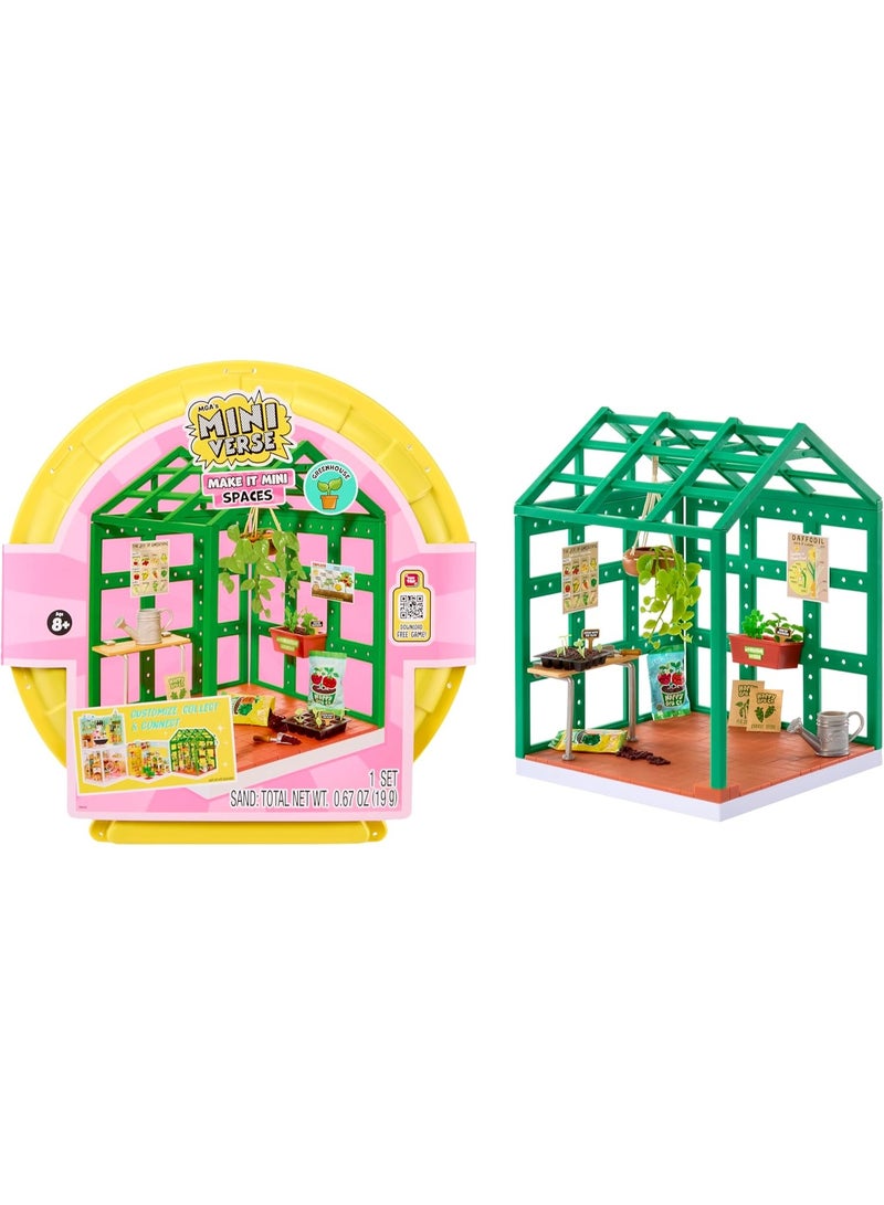 MGA’s Miniverse Make It Mini Spaces Greenhouse - Building Set, Customise, DIY Crafts, for Collectors & Children Ages 8+ - Image 3