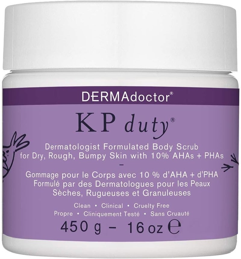 Tayongpo Dermadoctor Kp Duty Dermatologist Body Scrub With Chemical Physical MediExfoliation 16 Oz